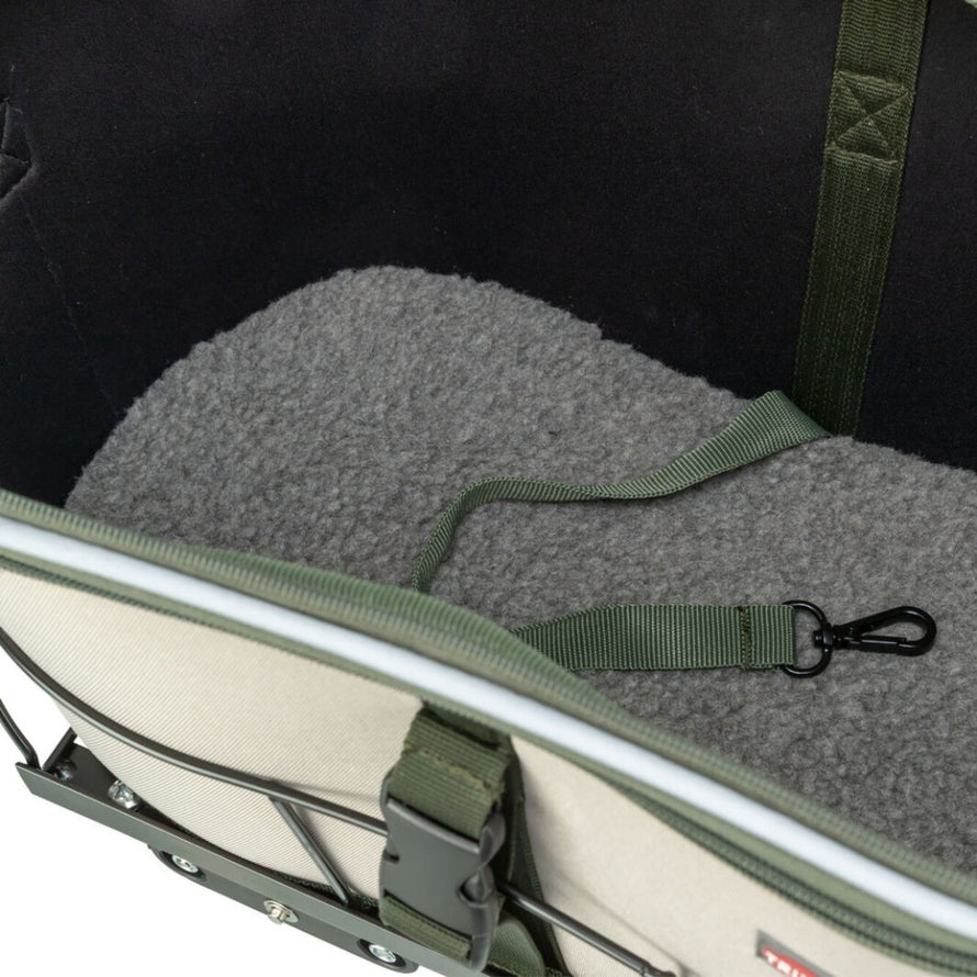 Panier chien vélo Trixie pour porte-bagages, charge maximale 10 kg, avec fixation sécurisée et intérieur confortable