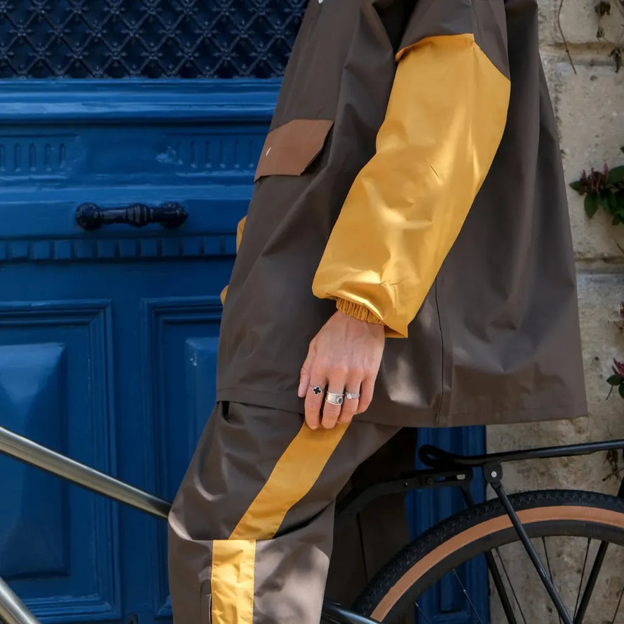 Pantalon de pluie Poule Party kaki imperméable