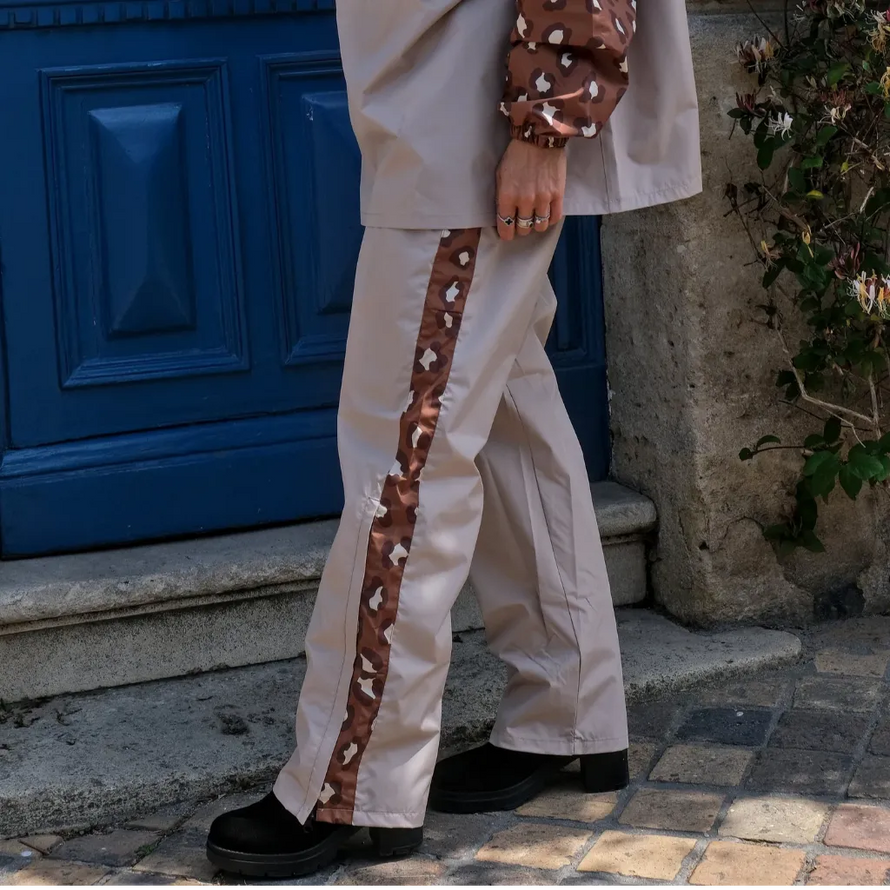 Pantalon de pluie Poule Party vélo adulte Léopard urbain pratique déperlant recyclé