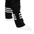 zoom bandes réfléchissantes sur pantalon de pluie vélo urban circus optimiste noir
