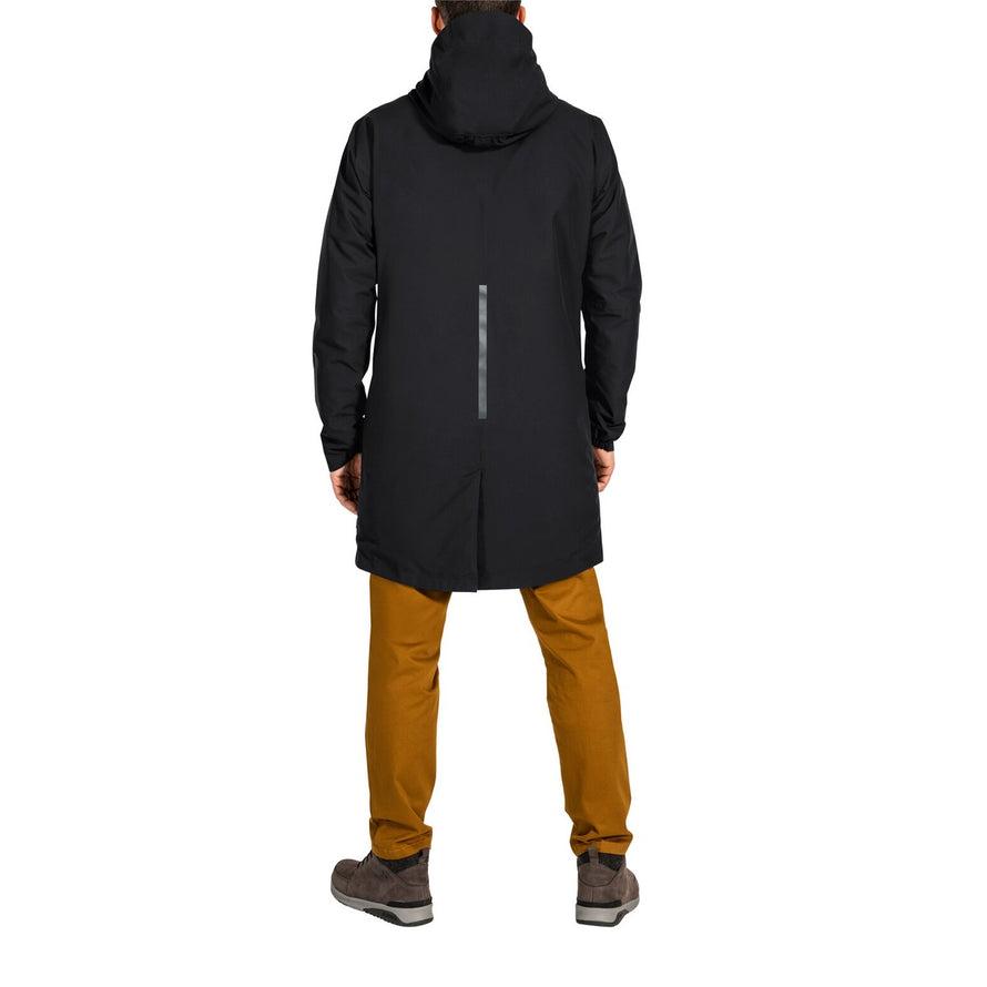 Parka homme Vaude Cyclist II imperméable et chaude, idéale pour cyclisme urbain par temps froid