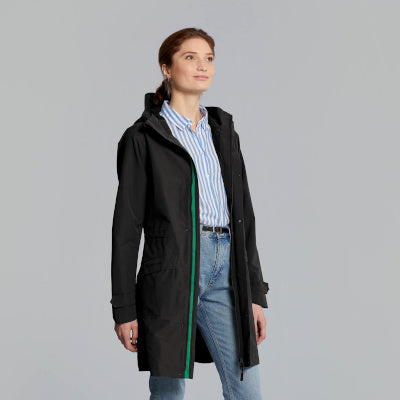 Parka pluie chaud et élégant noir pour femmes Mosse Basil - #3