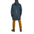 Parka Vaude Cyclist II homme vue dos, imperméable et chaude avec bande réfléchissante pour cyclisme urbain sécurisé
