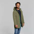 Parka imperméable Mosse Basil vert olive pour homme, idéale pour cyclistes urbains sous la pluie