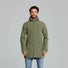 Parka imperméable Mosse Basil vert olive pour homme, conçue pour cyclistes urbains sous la pluie