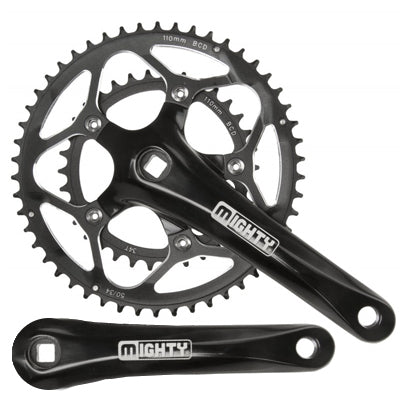 Pédalier vélo 10 à 11 vitesses double plateaux 34-50 dents - #1