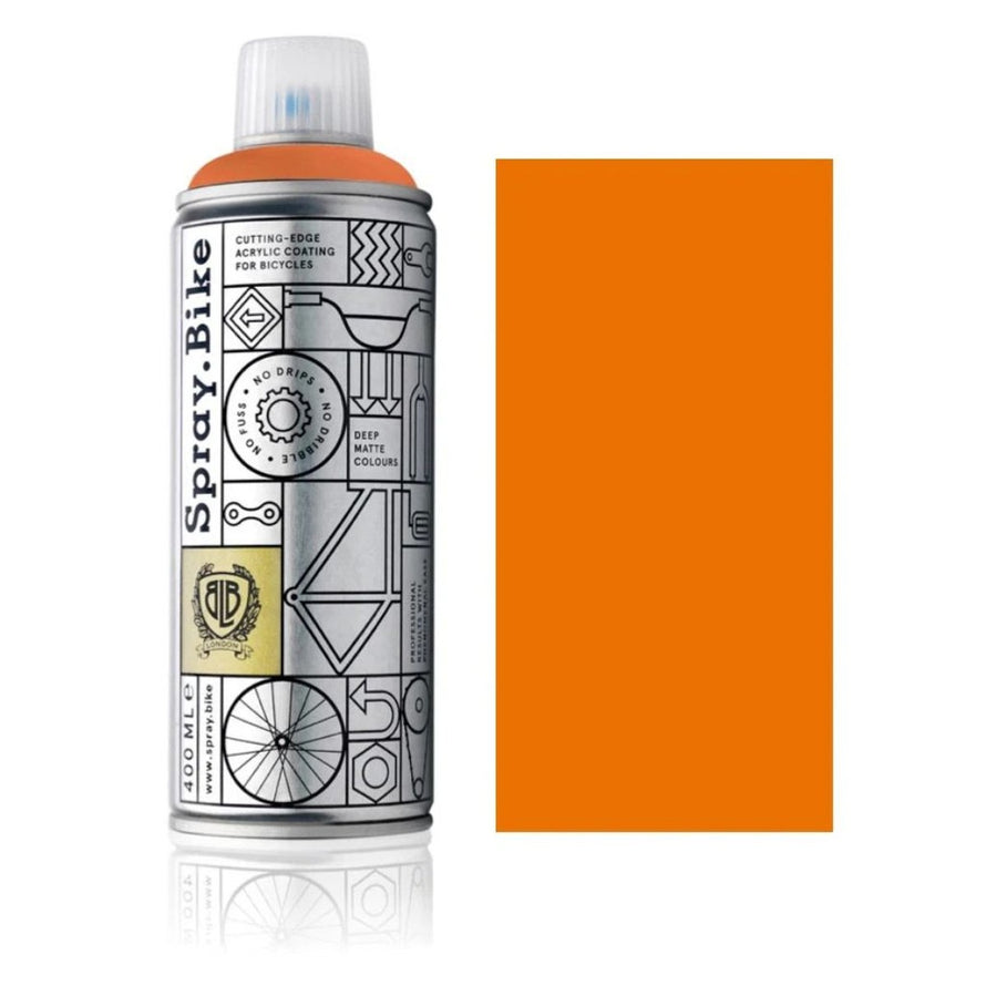 Spray.Bike Historic Collection peinture pour vélo 400 ml couleur orange vif pour restauration vintage