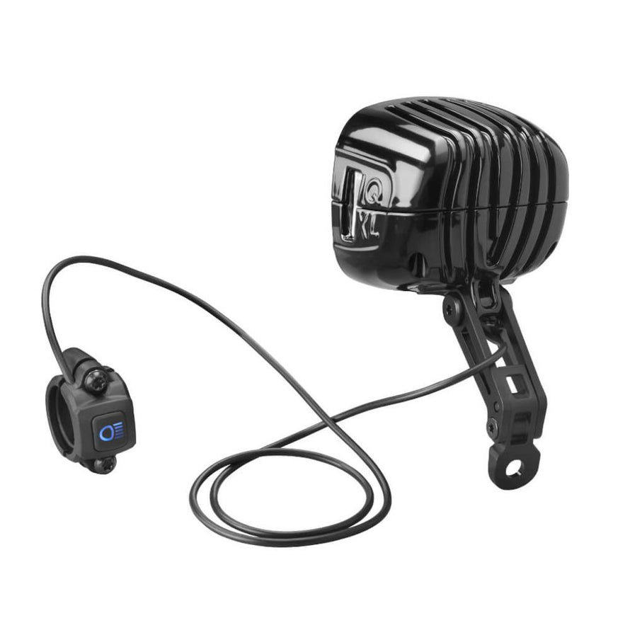 Phare avant pour vélos électriques de 300 lux avec interrupteur Busch + Müller