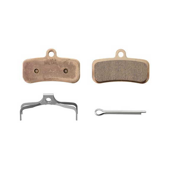 Pastiglie dei freni in metallo Shimano D02S (la coppia)