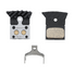 Pastiglie freno Shimano L04C-MF in metallo con alette