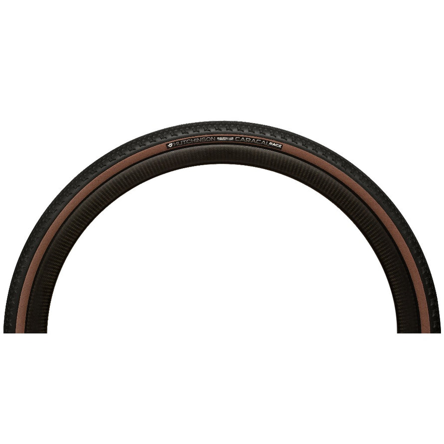 Pneu Gravel Hutchinson Caracal Race Racing Lab 700 noir/tan profil