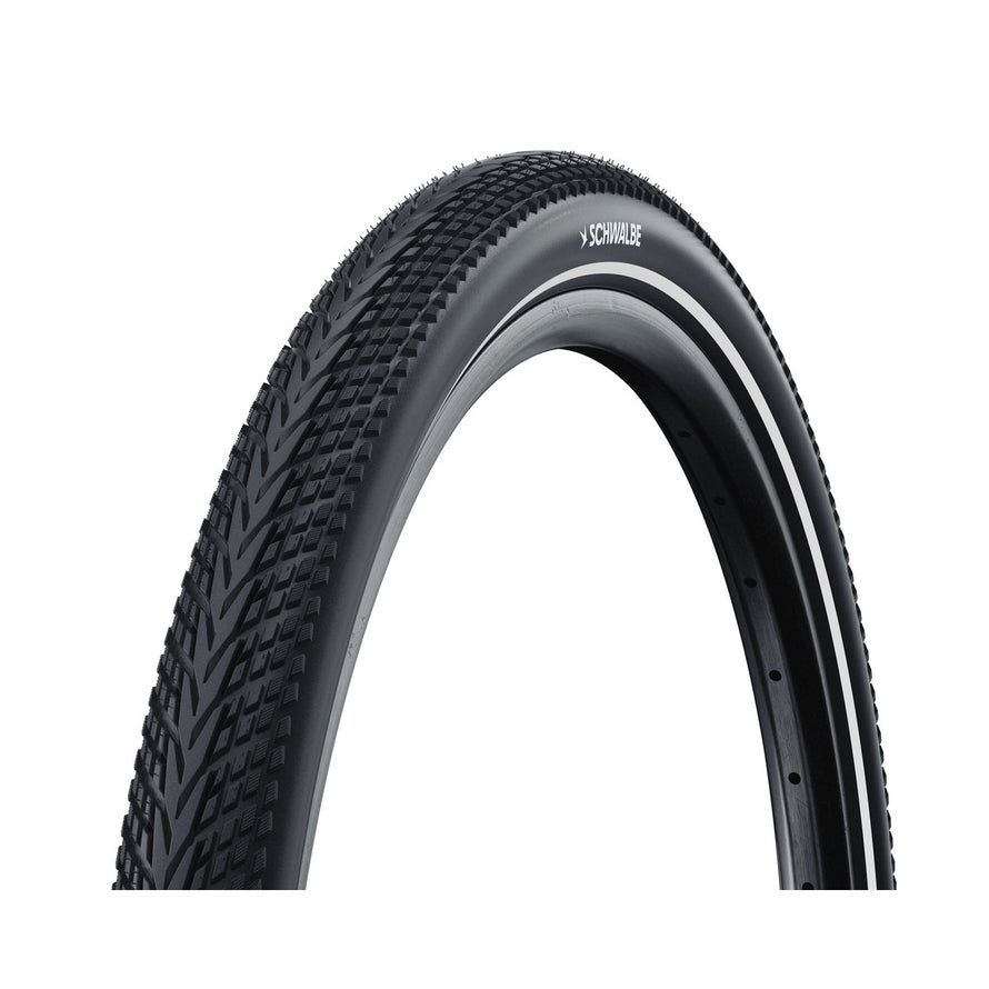 Pneu Schwalbe Marathon Almotion Raceguard 700x28 pouces, ideal pour velo urbain avec excellente durabilite et securite