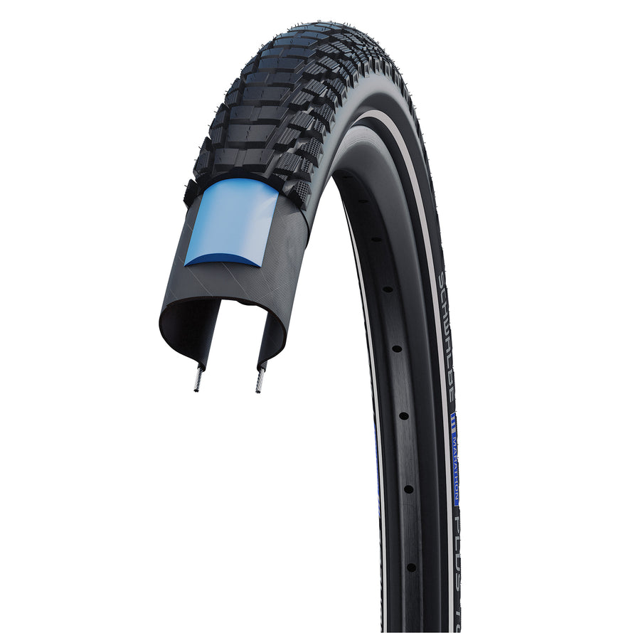 Pneu vélo trekking Schwalbe Marathon Plus Tour E-Addix Smart DualGuard 700 / 28 pouces