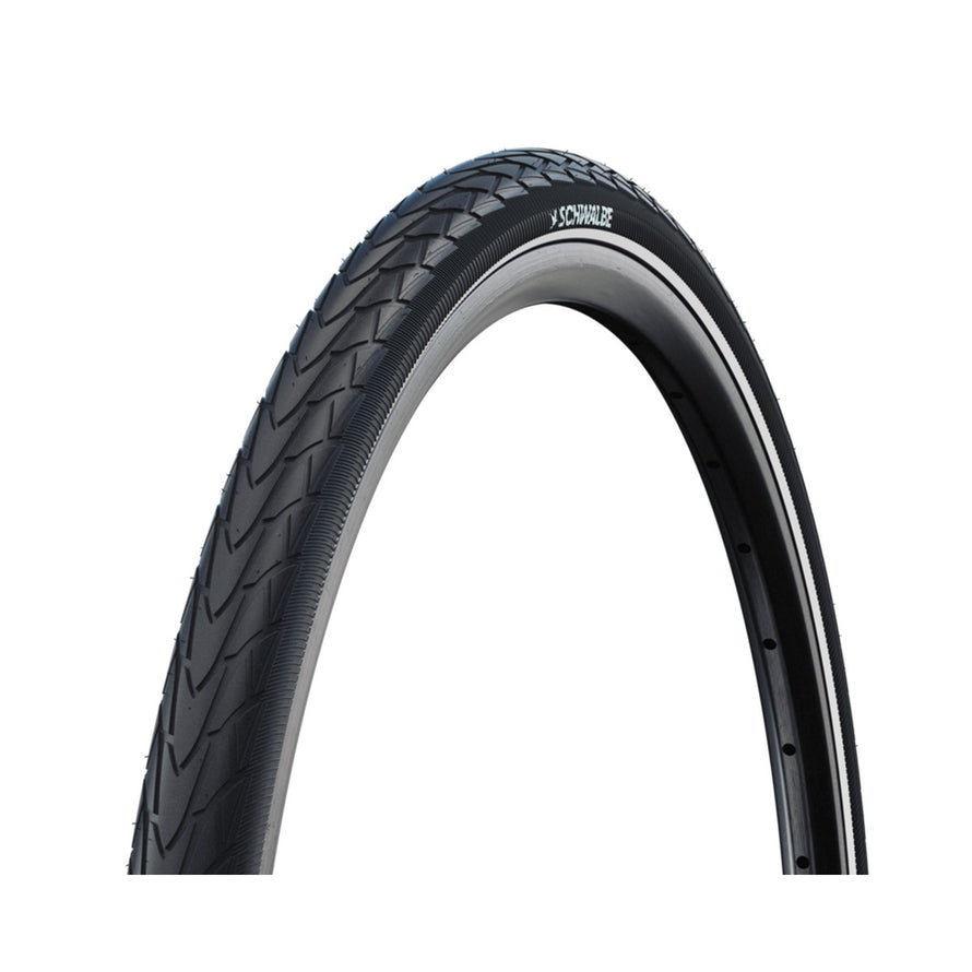 Pneu Schwalbe Marathon Racer 26 x 1.50 offrant durabilité et grip optimal pour vélo urbain et randonnée
