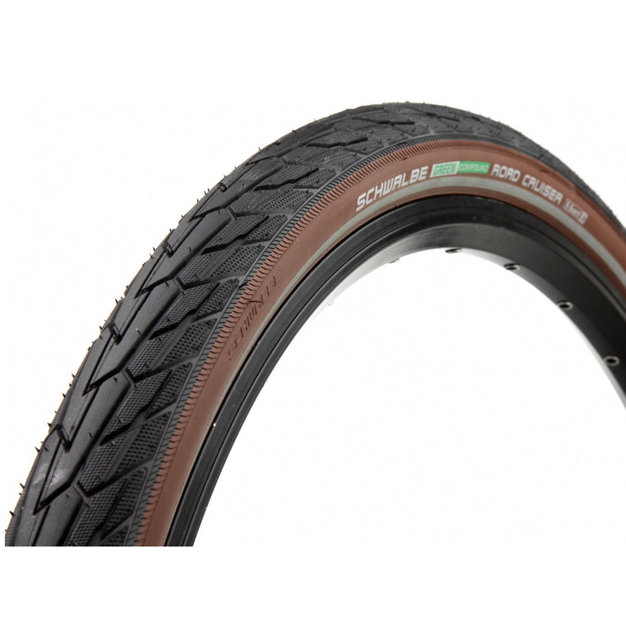Pneu vélo Schwalbe Road Cruiser GreenCompound 700C marron