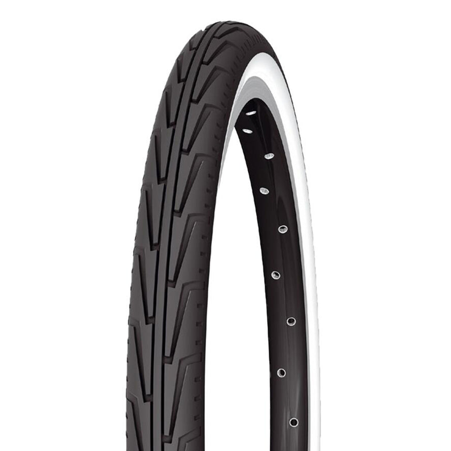 Pneu vélo 20 x 1.75 Michelin City Junior Noir et Blanc - #3