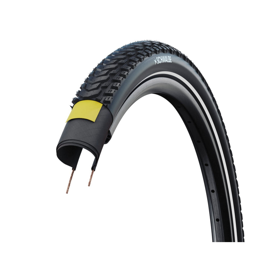 Pneu vélo Schwalbe Marathon Mondial 26 pouces avec protection Raceguard pour une résistance optimale