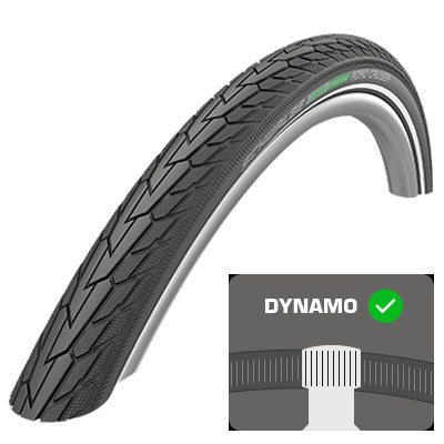Pneu vélo Schwalbe road cruiser 28 x 1.60 noir GreenCompound - #6