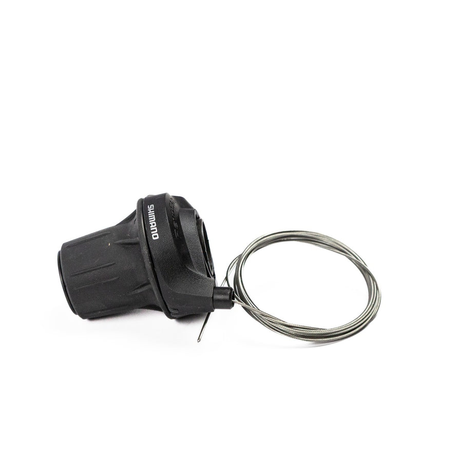 Poignee rotative Shimano Revoshift 6 vitesses avec cable pour changement de vitesse fluide sur velo