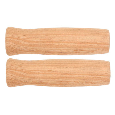 Poignées de vélo effet bois 127 mm Wood VELO - #1