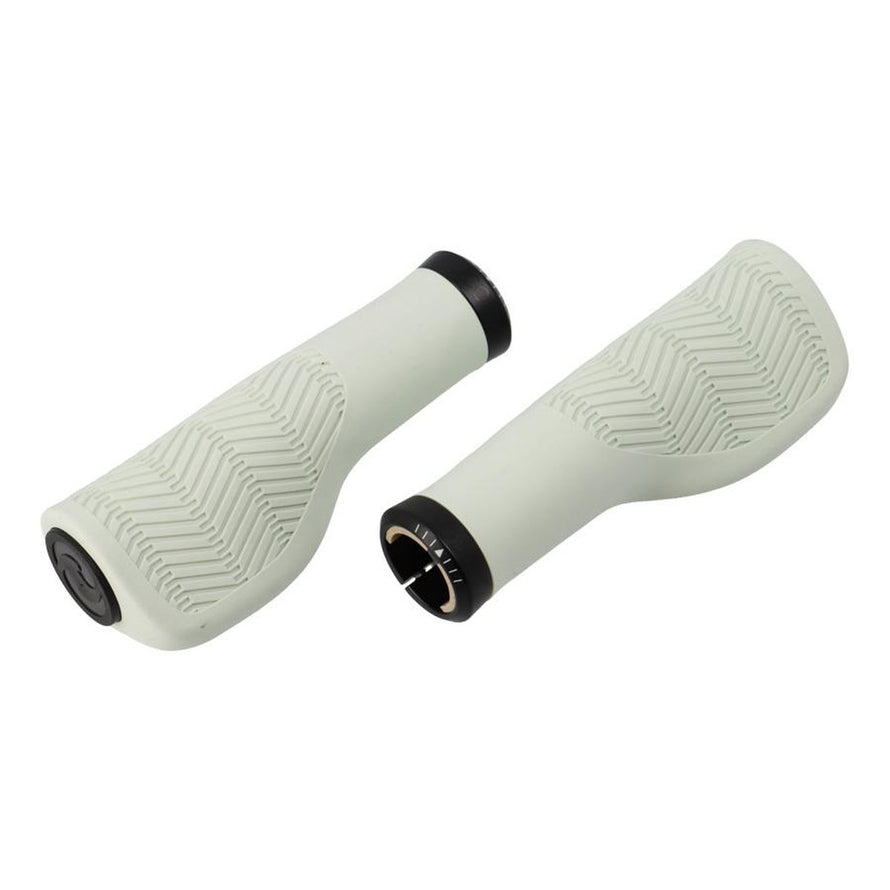 Poignees ergonomiques Herrmans Nucore Town gris clair pour une prise en main confortable et un soutien optimal