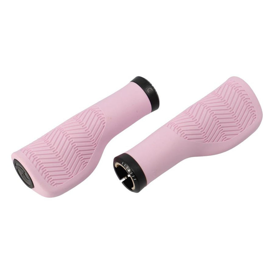 Poignees ergonomiques Herrmans Nucore Town rose pour un confort et une prise en main ergonomique optimale