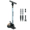 Pompe à pied pour vélo SKS Air-x-plorer pour Clik Valve, avec kit de conversion