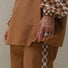 Poncho de pluie court Poule Party Damier Marron vélo déperlant urbain pratique unisexe coordonné élégant