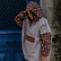 Poncho de pluie court vélo Poule Party Léopard déperlant imperméable polyester unisexe taille unique pratique écoresponsable moderne urbain