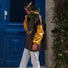 Poncho de pluie court Poule Party adulte Kaki vélo deperlant recyclé urbain ville pratique capuche style  écoresponsable