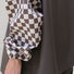 Poncho de pluie court Poule Party adulte  Damier Kaki vélo deperlant recyclé urbain ville pratique capuche style