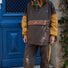 Poncho de pluie court Poule Party adulte Kaki vélo deperlant recyclé urbain ville pratique style original écoresponsable