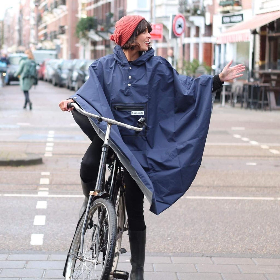 Cape de pluie cycliste The Peoples Poncho vert