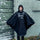 Cape de pluie cycliste The Peoples Poncho noir