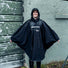 Cape de pluie cycliste The Peoples Poncho noir
