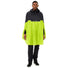 Poncho Vaude Covero II jaune pour cyclistes avec capuche et poche frontale