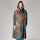 Poncho de pluie Rainkiss Digi Forest Camo, imprimé camouflage numérique aux tons verts, rouges et violets, idéal pour un style audacieux et urbain sous la pluie.