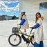 Poncho vélo cargo mode Poule Party old school