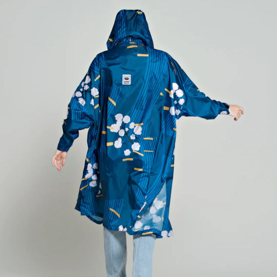 Recycelter Fahrrad-Regenponcho Rainkiss