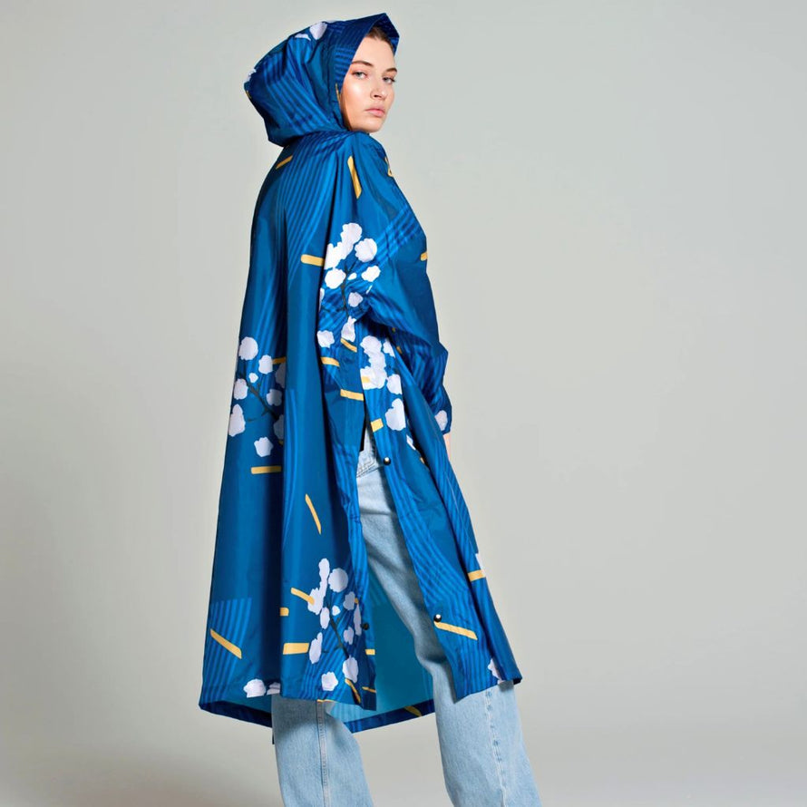 Recycelter Fahrrad-Regenponcho Rainkiss
