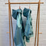 Poncho velo mode pour parent et enfant Poule Party vert