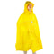 Poncho impermeable jaune pour velo adulte Hock modele Rain Stop avec capuche et protection contre la pluie