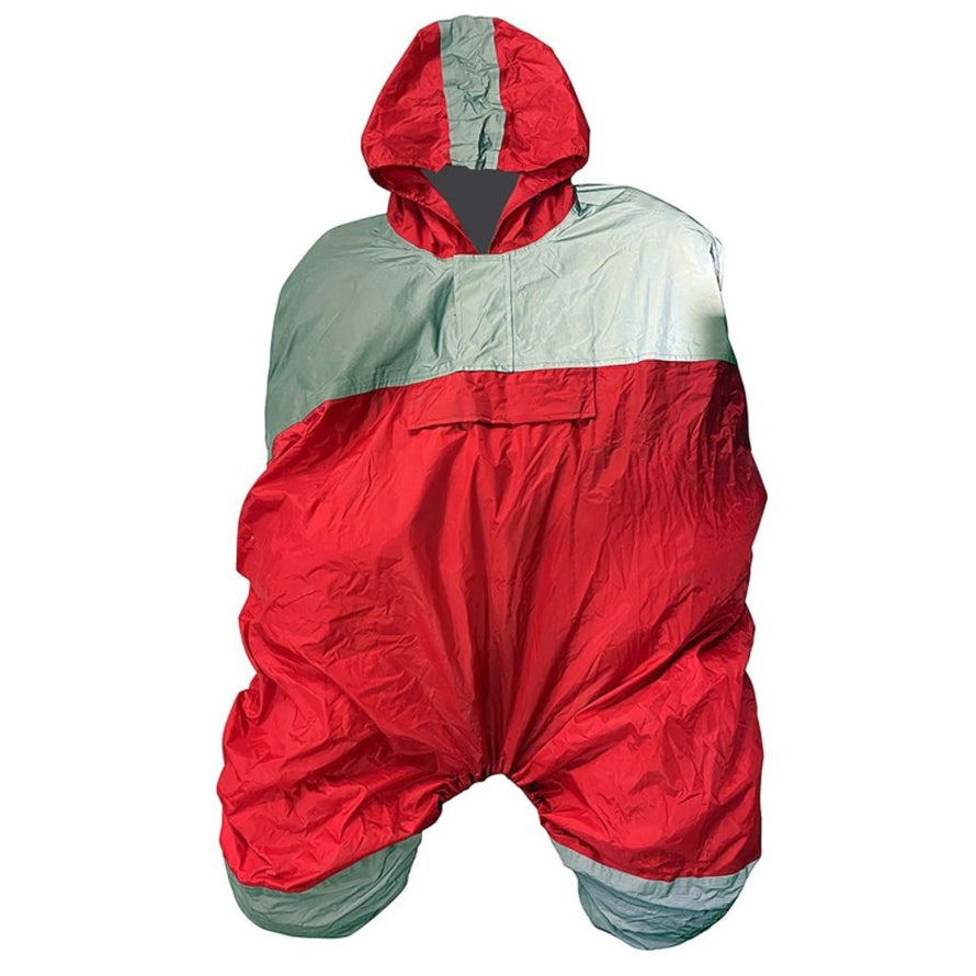 Poncho waterproof à capuche pour enfant sur siège vélo R FLECT