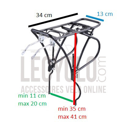 Porte bagage arrière pour vélo 24 à 29 pouces frein à disque - #2