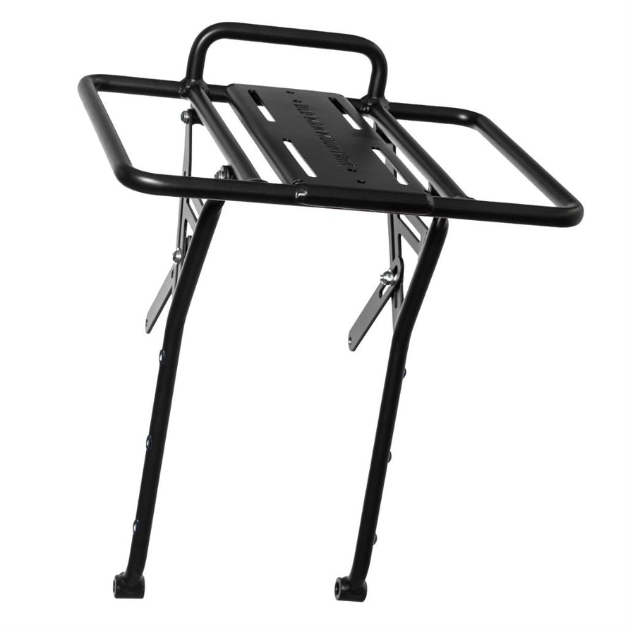 Old Man Mountain Pizza Rack, l’allié parfait pour transporter sacs ou caisses à l’avant de votre vélo gravel.