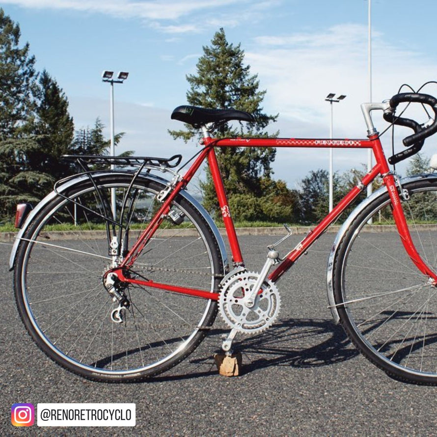 Porte bagages arrière pour vélo de 24 à 28 pouces renoretrocyclo
