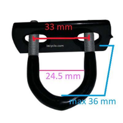 Porte-bagages avant sur fourche de vélo - #5