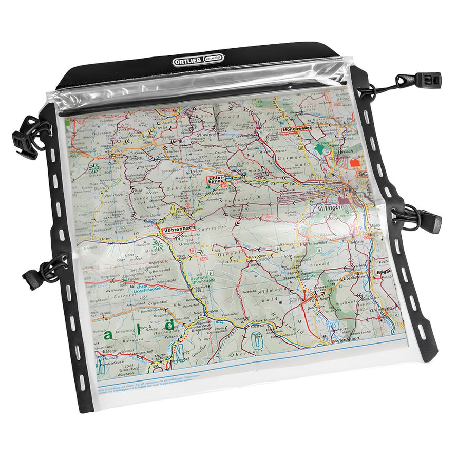 Porte carte Ortlieb pour sacoche de guidon vélo, étanche et robuste pour protéger vos cartes en toutes conditions
