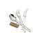 Kit de couverts camping Primus Campfire en inox avec attache cuir
