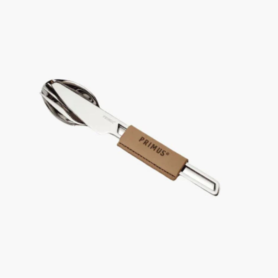 Cuillère, fourchette et couteau Primus Campfire en acier inoxydable 18/8